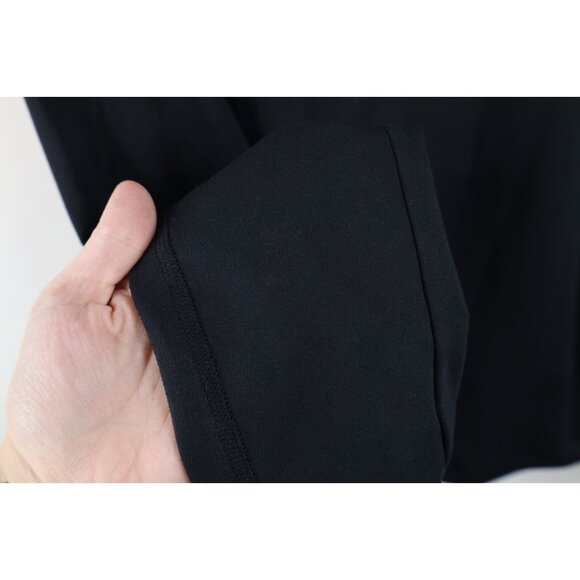 Mammut Mens Medium Spell Out Trekking Snow Half Zip Pullover Jacket Top Black - Picture 7 of 16